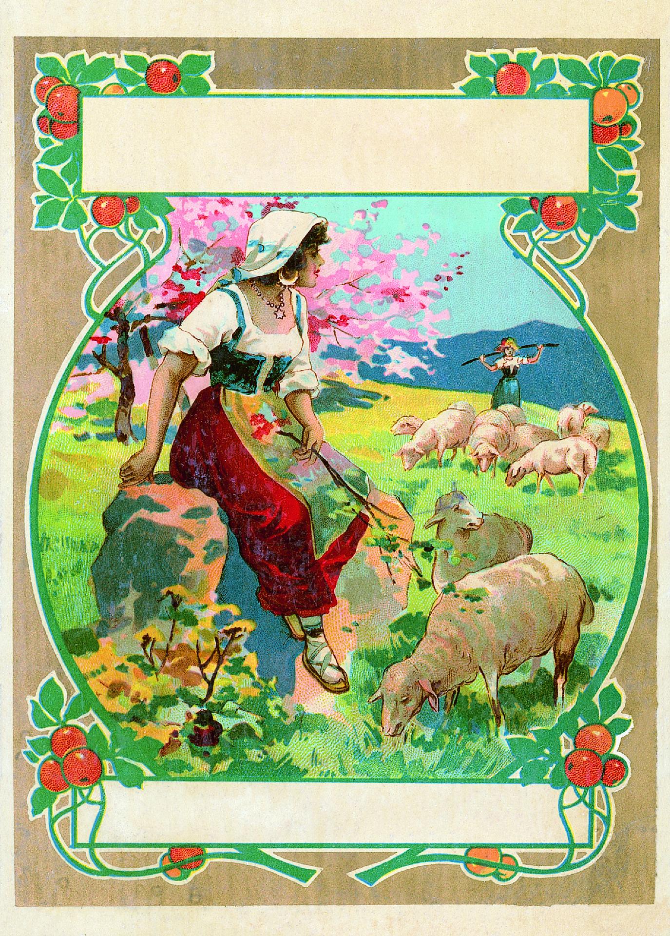 Cotonificio Cantoni etichetta per filati 1905 - Museo Nazionale della Montagna "Duca Degli Abruzzi" - CAI Torino