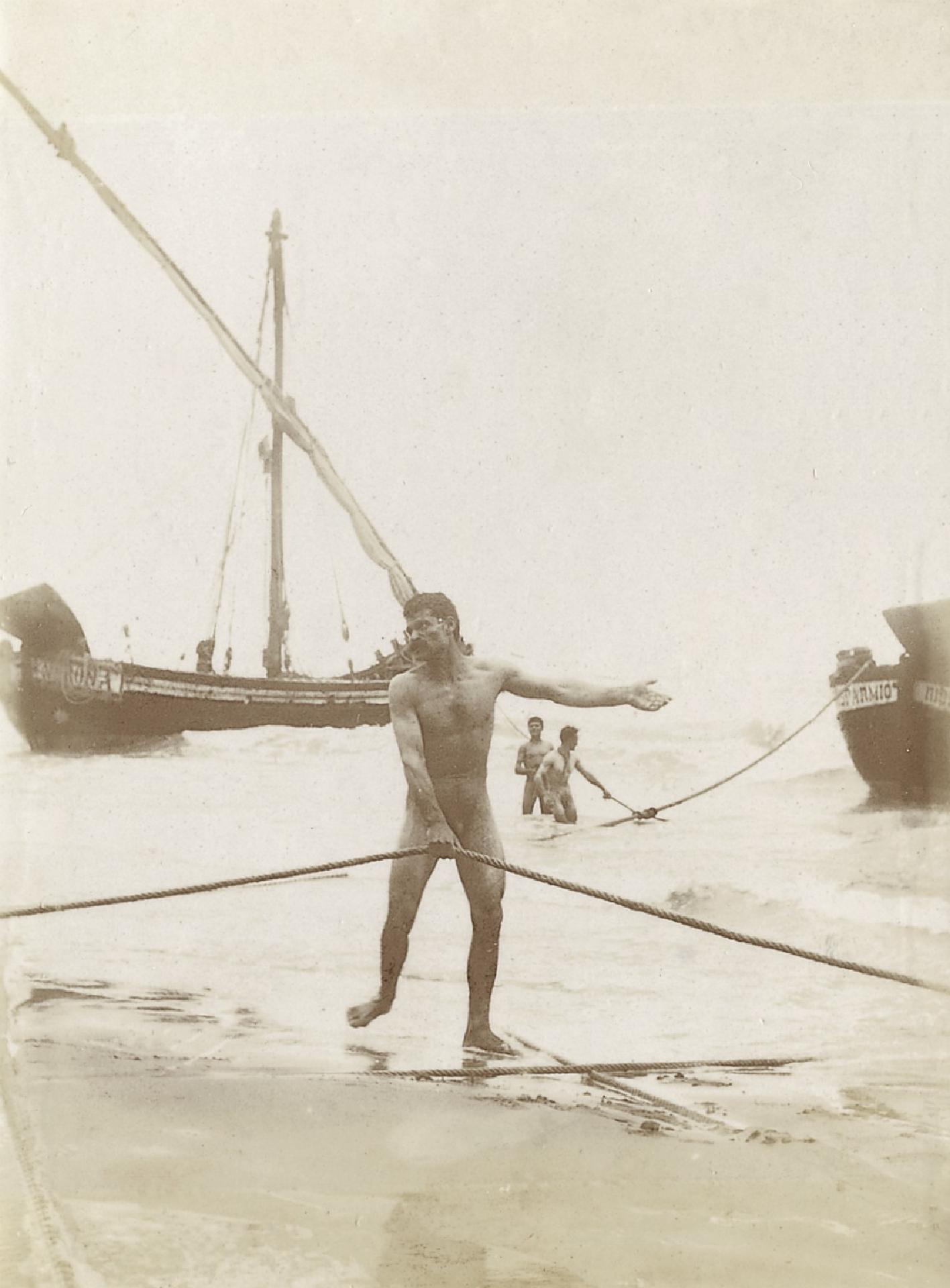 Marinaio di paranza (sd). Adolfo De Carolis - Archivio storico comunale di San Benedetto del Tronto