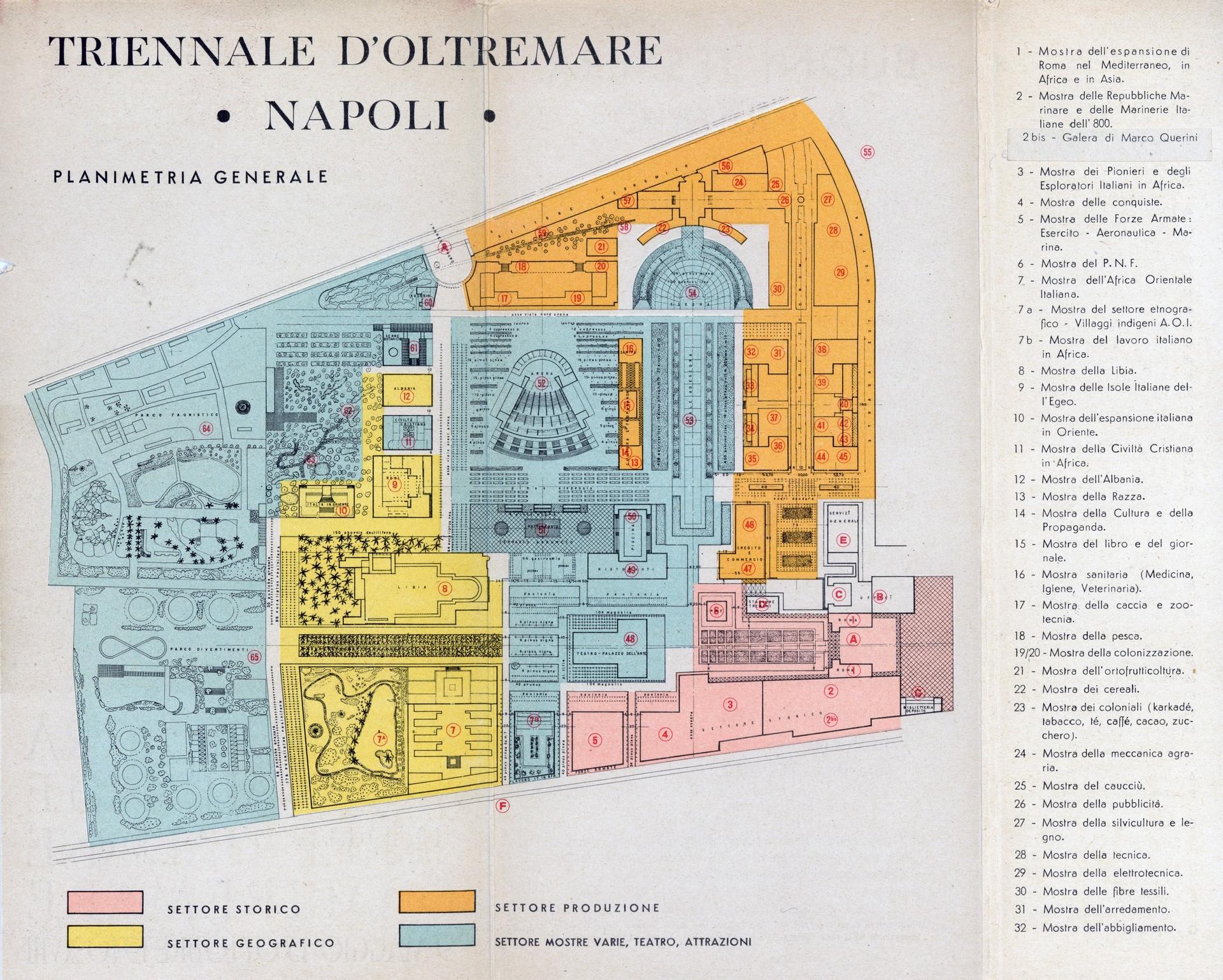 Planimetria generale - CC BY-SA Museo Nazionale della Scienza e della Tecnologia Leonardo da Vinci di Milano
