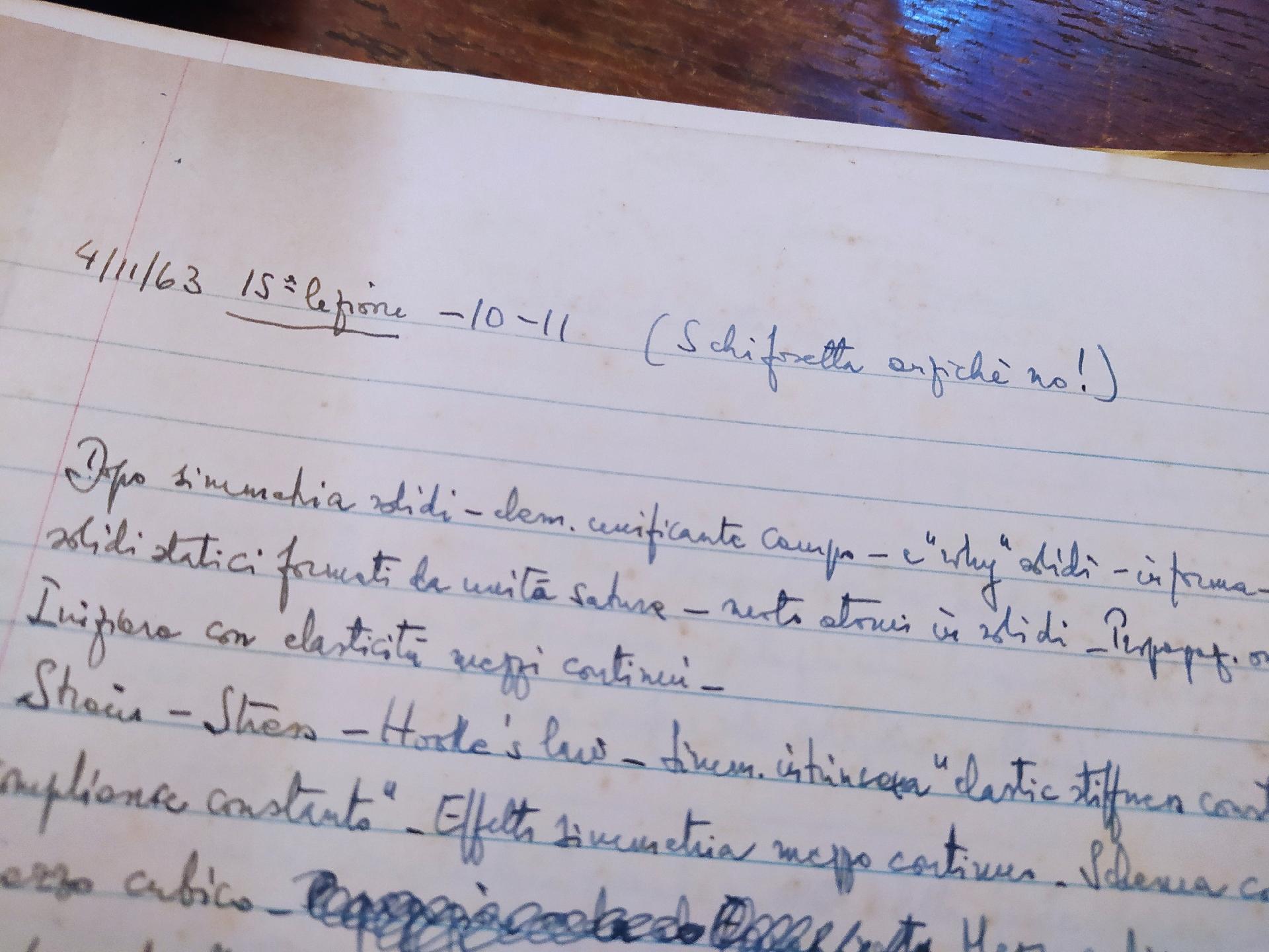 Note a margine delle lezioni di fisica dei solidi - CC BY-SA Accademia Nazionale delle Scienze, detta dei XL