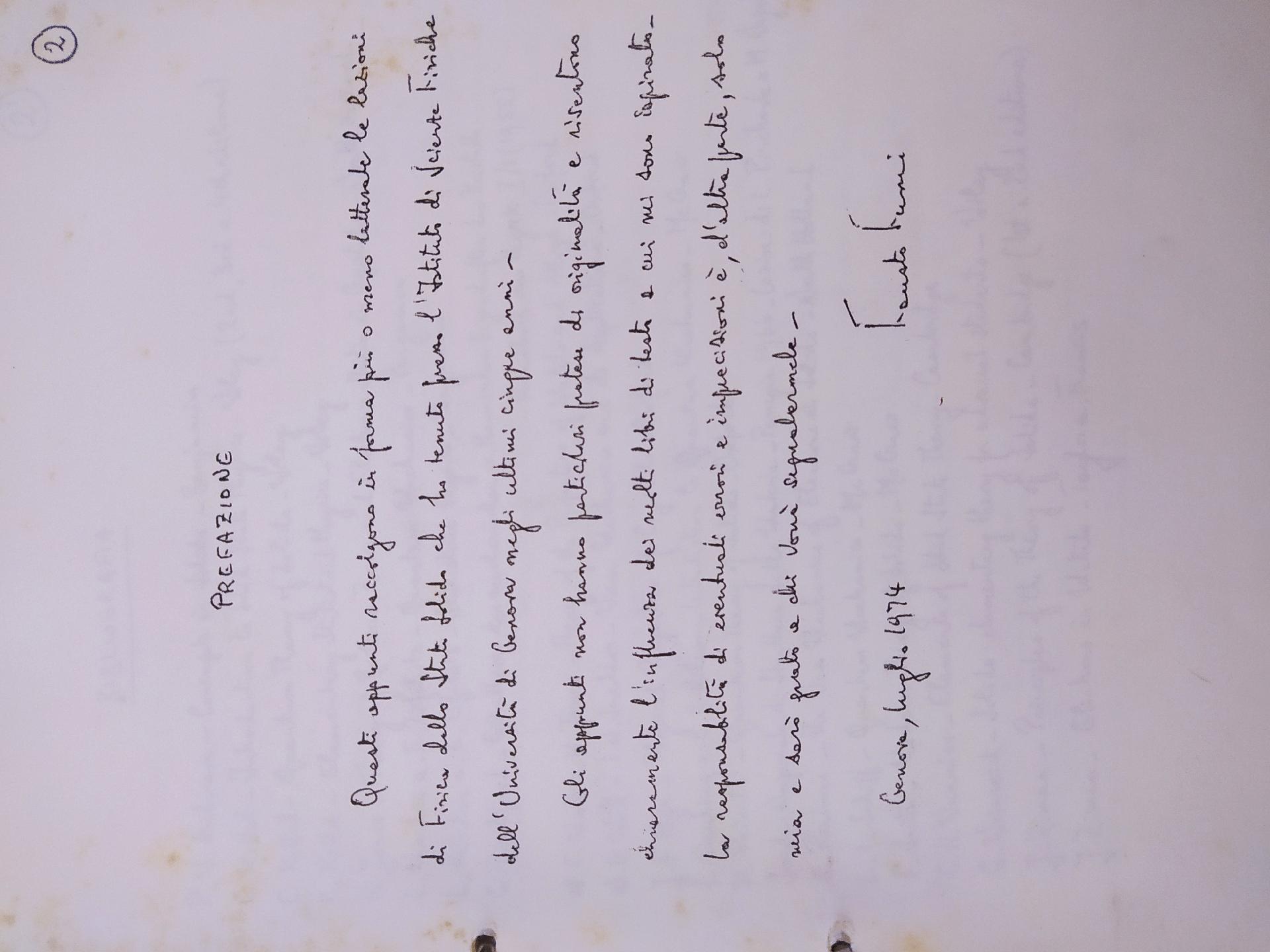 Prefazione al volume che raccoglie i testi delle lezioni di Fumi - CC BY-SA Accademia Nazionale delle Scienze, detta dei XL